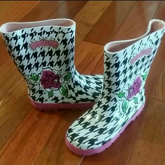 KIDORABLE Girl's Size 13 Rainboots EUC