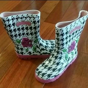 KIDORABLE Girl's Size 13 Rainboots EUC