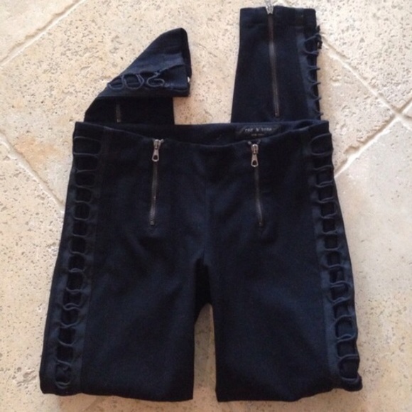 Rag & Bone Lace Up Riding Leggings