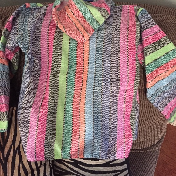 Colorful poncho - Picture 2 of 3