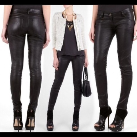 Bebe Faux Leather Pants