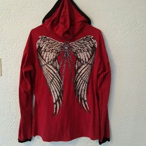 Button down sweatshirt