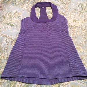 Lululemon purple stripe tank size 6