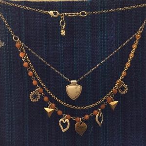 Layered Lucky Brand Necklace