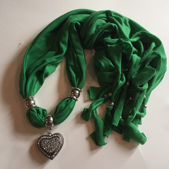 Beautiful green scarf