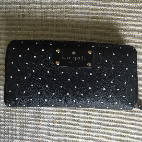 Kate spade black wallet