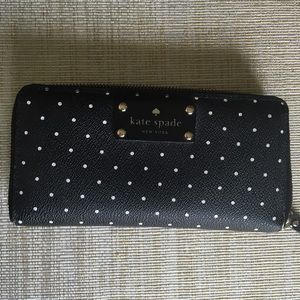 Kate spade black wallet
