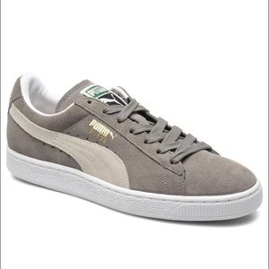 Grey suede Puma "Flipper" Sneakers