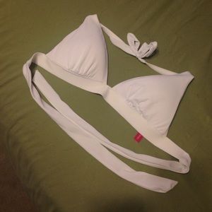 Victoria's Secret white bikini top NWOT