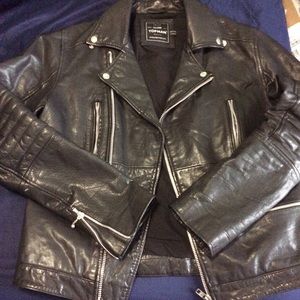 Topman leather jacket