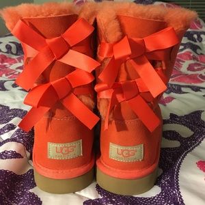 Red Bailey Bow UGG Boots