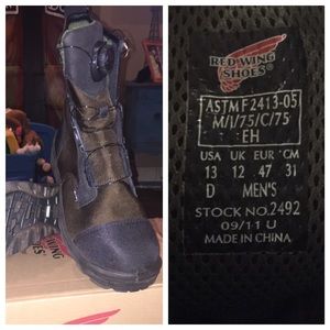 Red Wing Steel Toe Boots - Never Worn