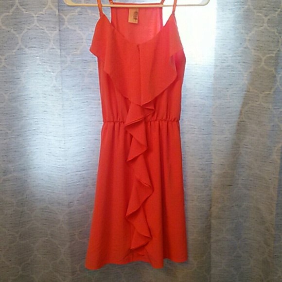 Beautiful Coral colored dress!