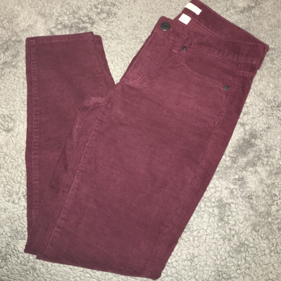 J. Crew Corduroy Skinny Jeans