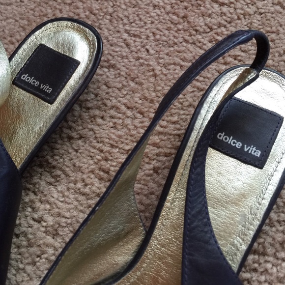 DOLCE VITA Plum pointed kitten heels - Picture 3 of 4