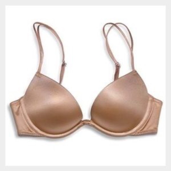VS Pink Heartbreaker Plunge Push Up Bra