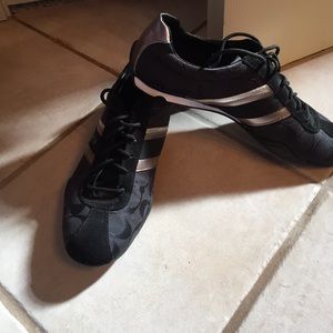 Coach tennis shoes worn once.