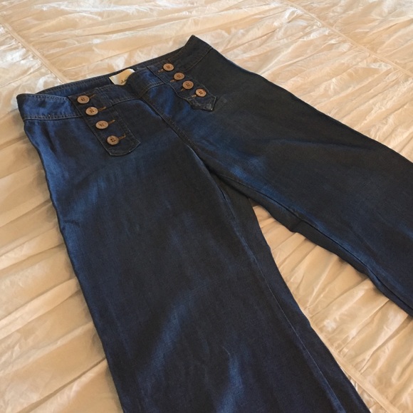 Anthropologie wide leg pants