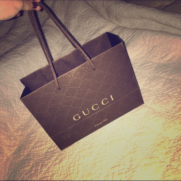 Authentic gucci shopping bag