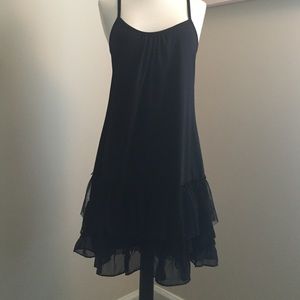 Black slip dress/ top extender