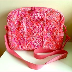 Vera Bradley Hope Toile Metro Laptop Bag
