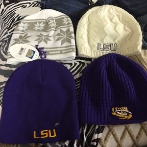 LSU beanies (4)