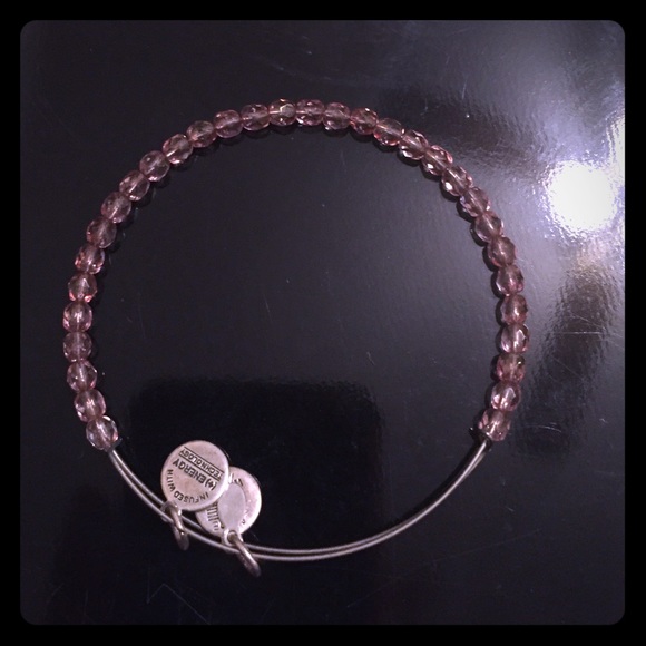 Pink Beaded Alex and Ani bracelet