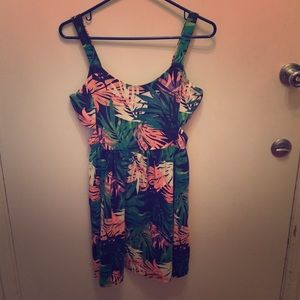 Bright summer mini dress