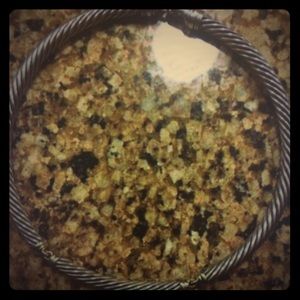 David Yurman silver and 14k gold cable necklace.