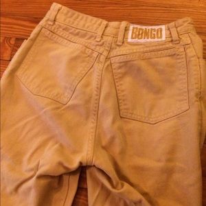 BONGO high waisted mustard yellow jeans