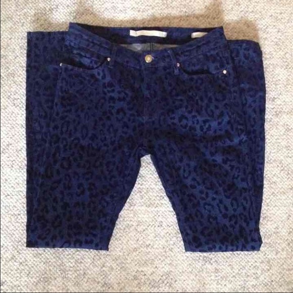 Zara Leopard Jeans