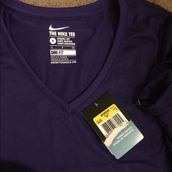 BRAND NEW!!Purple Nike dri-fit workout shirt