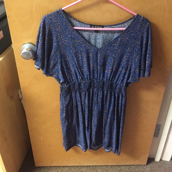 Casual blue dress