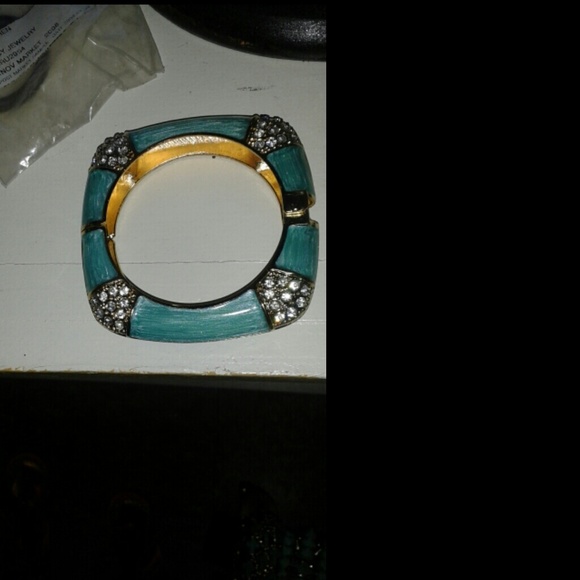 Turquoise lacquer bangle - Picture 3 of 4