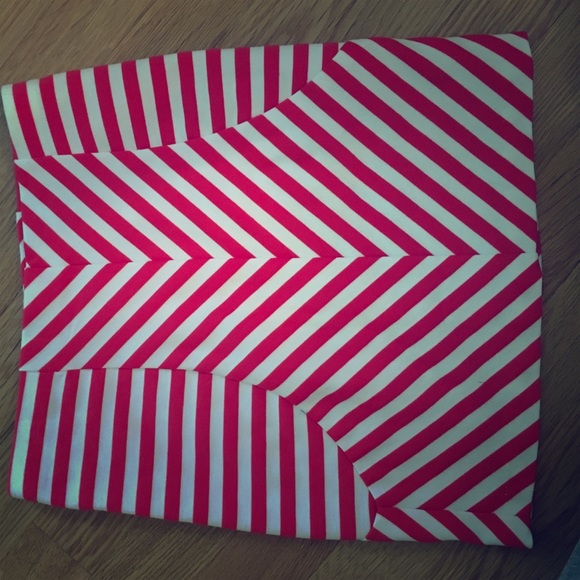Striped mini skirt