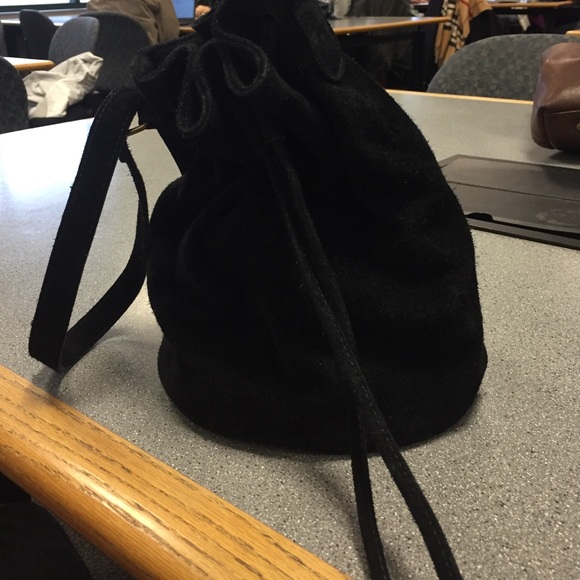 Brandy Melville suede bucket bag