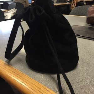 Brandy Melville suede bucket bag
