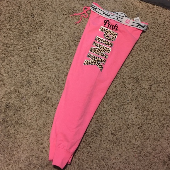 Vs pink gym pants