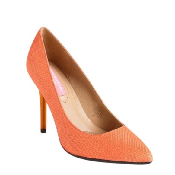 Isaac Mizrahi Shoes - ISAAC MIZRAHI Leeza Orange Pumps