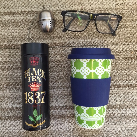 Jonathan Adler ceramic travel mug