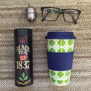 Jonathan Adler ceramic travel mug