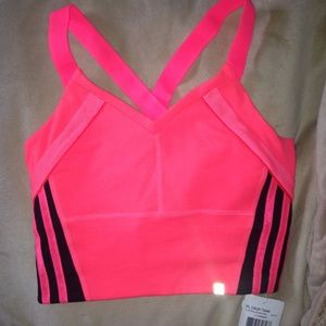SOLD Adidas Hot Pink Crop Tank Sportsbra