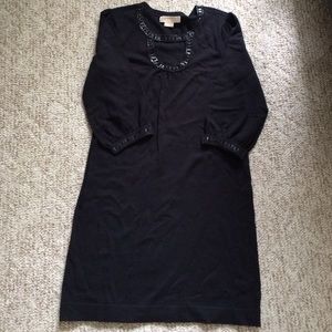 Michael Kors black sweater dress size M