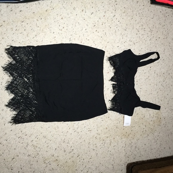 Black two piece set