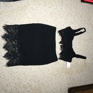 Black two piece set