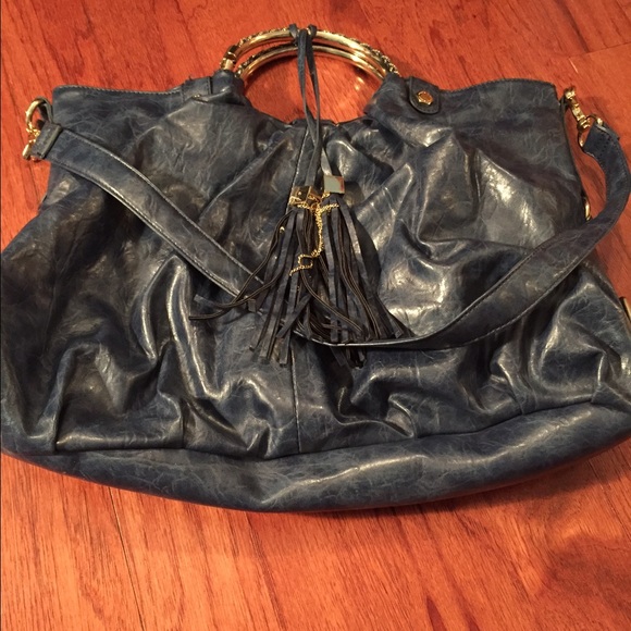 Gianni Bini Blue Shoulder Bag