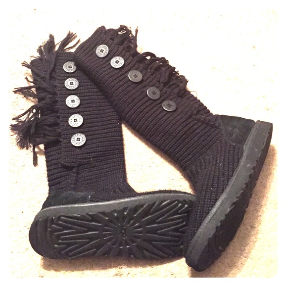 Tall Cardy Fringe Uggs