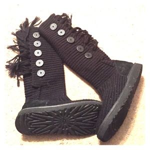 Tall Cardy Fringe Uggs