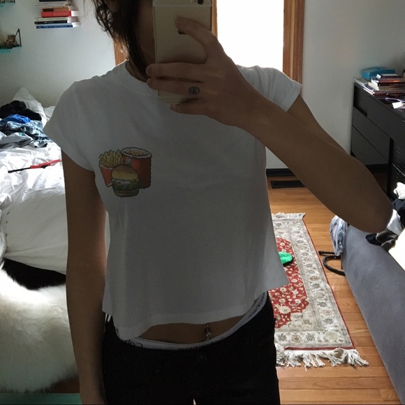 Brandy Melville fast food pixel crop