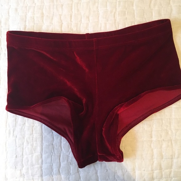 Vintage velvet lingerie set - Picture 2 of 4